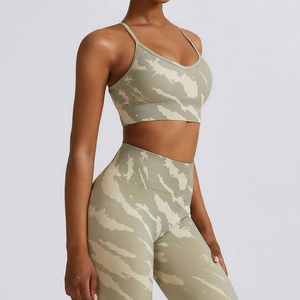 Conjunto de Yoga de Talla Grande de Color Liso: Leggings, Tops, Sujetador Deportivo y Pantalones para Fitness, Gimnasio y Running para Mujer - Product Image 6