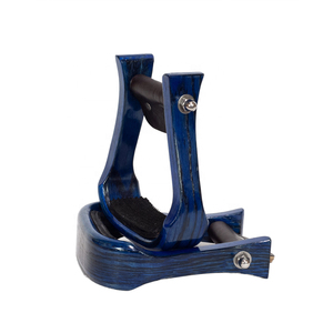 Estribos de madera para montar a caballo, reposapiés de madera dura de primera calidad, equipo ecuestre tradicional, soporte duradero para el jinete - Product Image 1