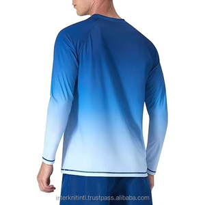 Custom Heat-Transfer Printed Long Sleeve Rashguard 200g Polyester/Nylon Unisex Jiu Jitsu Elasticity - Product Image 3