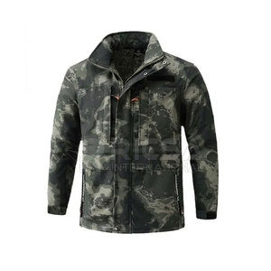 Ensemble de vêtements RICSA en polaire thermique pour la chasse en plein air en hiver, veste et pantalon chauds et respirants en polyester/coton pour la randonnée et le camping pour hommes - Product Image 5