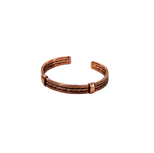 Elegant Rose Gold Plated <b>Copper</b> Indian Wedding Patina Handmade Floral Hammered Cuff <b>Bracelet</b>-Fany Handicrafts Men's Trendy Gift - Product Image 3