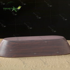 Bandeja de servicio de bambú duradera y sostenible personalizable-ecológica impermeable y ligera para restaurante y uso doméstico - Product Image 4
