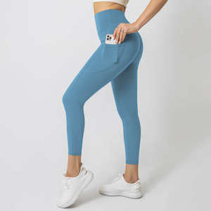 Leggings pour femmes 100% coton du Pakistan, vêtements de sport pour le yoga, leggings de sport taille haute tie-dye pour la gym - Product Image 2