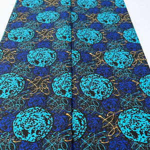 Tissu en coton imprimé à la cire sur mesure de haute qualité pour les détaillants de créateurs avec des motifs africains authentiques par Hitjem Export Ghana - Product Image 1