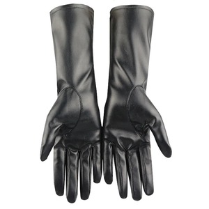 Guantes de Seguridad Negros de Piel Sintética PU para Mujer, hasta la Muñeca, Ecológicos, Térmicos, sin Forro, para Uso Casual en Exteriores en Invierno, HARAZ INTERNATIONAL - Product Image 4
