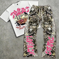 T-shirts personnalisés imprimés de haute qualité, impression numérique 300g, ensemble de t-shirts 100% coton, style hip-hop, écologiques, surdimensionnés pour hommes