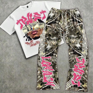 Camisetas Personalizadas Estampadas, 100% Algodón, Estilo Hip Hop, Ecológicas, Talla Grande para Hombre, Primavera/Verano - Product Image 2