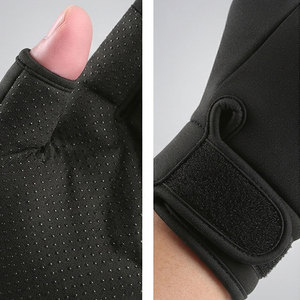 Guantes de Pesca Unisex sin Dedos con Puntos Antideslizantes, Protección UV, Ajuste Ergonómico, Diseño Táctico, Cierre de Gancho y Bucle Impermeable - Product Image 4