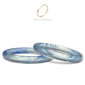 Bracelets en verre marbré de luxe aux couleurs variées, tendance, pour mariage, bijoux de créateur, style indien cachemiri, translucides - Product Image 5