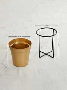 Metal Decoratives flower Vases Or Artifical Flower With Antiqing finishing Or living Rooms - Product Image 1