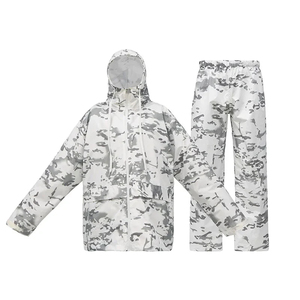 Rain <b>Ponchos</b> For Adults Unisex Hiking Raincoat For Fishing Rain <b>Ponchos</b> With Hood For <b>Men</b> Women Raincoat Jacket Pant - Product Image 4