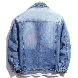 Vestes en jean pour hommes de qualité supérieure, en coton durable, vêtements décontractés pour tous les jours, fournisseur en gros de marques privées - Product Image 2
