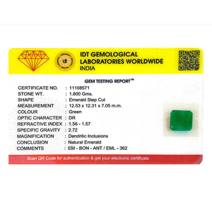 Natural Faceted Emerald Cut Loose Gemstone 9 Carat for Fine Jewelry - Product Image 4
