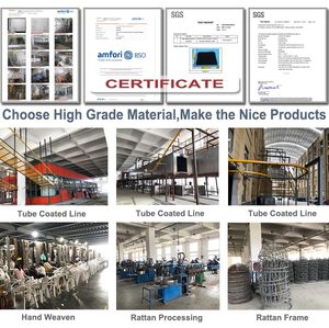 كل يوم الألومنيوم في الهواء الطلق 4 مقاعد حديقة أريكة أريكة أثاث الروطان جلسة مجموعة - Product Image 6