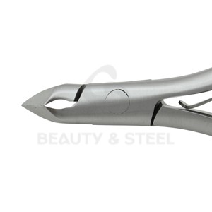 Cortador de cutículas de alta precisión, instrumento de eliminación de piel muerta de acero inoxidable con resorte único para la industria de la cosmetología - Product Image 6