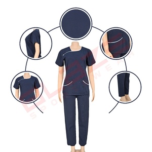 Scrub Uniform Women's Maternity Set Styling Wholesale Hospital Nursing Long Sleeve Perfect With <b>Elastic</b> Waist Yoga Leggings - Product Image 5