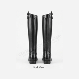 Botas de Equitación para Hombre y Mujer, Impermeables, de Cuero PU, Largas, Negras y Marrones, hasta la Rodilla, Estilo Vintage, para Jinete - Product Image 4