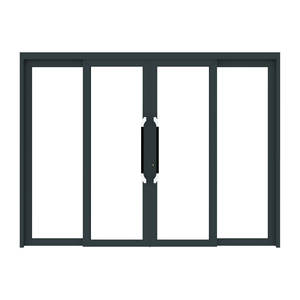 Système de porte coulissante et battante en aluminium de luxe Fravi, mécanisme hybride 6063 T5 pour un espace d'ouverture maximal sans obstacle - Product Image 4