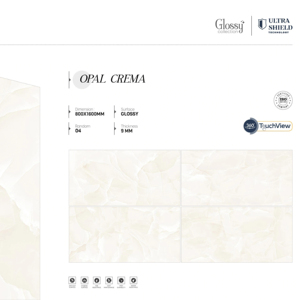 กระเบื้องพอร์ซเลนดีไซน์ทันสมัย เงางาม ขนาด 800x1600 1200x1800 750x1500 มม. กระเบื้องแผ่นใหญ่สำหรับตกแต่งภายใน - Product Image 1