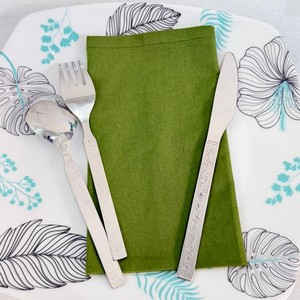 Serviettes en tissu carrées écologiques en coton imprimé à la main, réutilisables, 16x16 pouces, 10 pièces, pour la décoration de table à la maison - Product Image 6