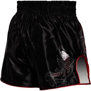 Shorts de Muay Thai con diseño personalizado, tela satinada, transpirable, ligero, para entrenamiento en el gimnasio, cintura elástica, ropa deportiva para hombres y mujeres - Product Image 4