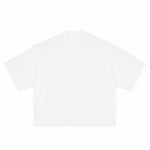 T-shirt personnalisé en sérigraphie, coupe ample, épaules tombantes, 220 grammes, 100% coton, t-shirt oversize à col montant pour homme - Product Image 2