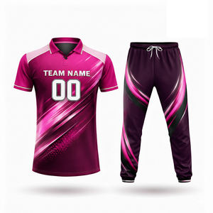 Fabricante OEM, Impresión Digital Personalizada para Cricket, MOQ Bajo, Alta Calidad, Nuevos Diseños, Conjunto de Equipación 100% Poliéster Antibacteriano - Product Image 4