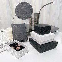Boîte d'emballage pour bijoux, bracelet, collier, bague, boucles d'oreilles, étui de présentation, conteneur pour cadeaux de mariage, organisateur de rangement simple