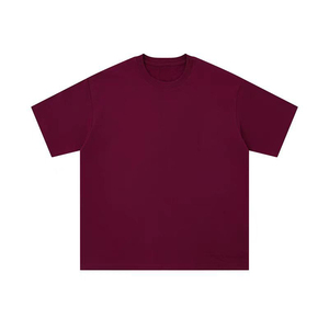 T-shirt décontracté pour homme 100 % coton, col rond, manches courtes, couleur unie, coupe classique, tricoté, anti-plis, logo imprimé sur le devant - Product Image 4