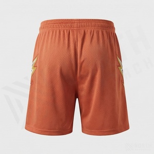 กางเกงขาสั้นผู้ชายพรีเมียมสำหรับฤดูร้อน มีกระเป๋าข้างลึกสองช่อง ผ้าตาข่าย ผ้าแคนวาส แห้งเร็ว มีเชือกผูกเอว เอวยางยืด ความยาวปานกลาง สไตล์สตรีท - Product Image 2