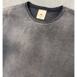 เสื้อยืดคอกลมทรงปกติผ้าฝ้ายออร์แกนิค 100% หนานุ่ม ระบายอากาศได้ดี สไตล์วินเทจฟอกสี  พร้อมปักโลโก้ตามสั่ง - Product Image 5