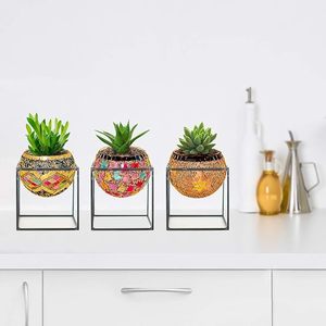 Porte-bougies ronds pour bougies chauffe-plat LED, porte-bougies décoratifs en verre pour la décoration de la maison - Product Image 5