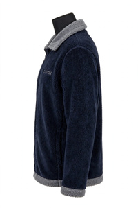 Chaqueta de Forro Polar Sherpa Personalizada para Invierno, con Cremallera Completa, Gruesa y Afelpada, al por Mayor, Chaqueta de Forro Polar Sherpa a Cuadros para Hombre a Precios Económicos - Product Image 2