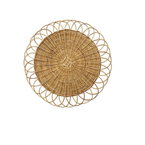 Bohemian Style Rattan Placemat Handmade Woven Dining <b>Table</b> <b>Mat</b> Vietnam Supplier - Product Image 1
