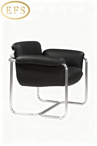 เก้าอี้พักผ่อนผ้าสไตล์โมเดิร์นหรูหราแบบนุ่มสบาย รับผลิตแบบ OEM/ODM สำหรับใช้ในห้องนั่งเล่น สำนักงานที่บ้าน อพาร์ทเมนต์ ประหยัดพื้นที่ ทนทาน เหมาะสำหรับโรงแรม - Product Image 2