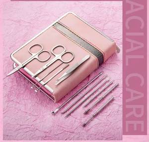 Morje Surgical Pink 7 1 Stainless Steel Nail <b>Kit</b> Case Professional Durable Portable <b>Manicure</b> Tools Set for Adults Classic Style - Product Image 3