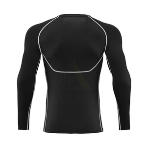 Servicio OEM, Venta al por Mayor, Camisetas de Secado Rápido para Jiu-Jitsu, Fitness y Natación, con Logotipo Personalizado, Manga Larga, para Hombre, Rashguard de BJJ - Product Image 2
