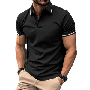 Camiseta Polo de Algodón para Hombre, Logotipo Personalizado, Manga Corta, Casual, Proveedor Mayorista, Ropa Polo Elegante de Primera Calidad - Product Image 1