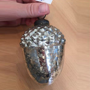 Décoration de Noël suspendue en argent, motif Père Noël, idéale pour les fêtes - Meilleures ventes - Product Image 1