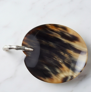Cuenco de cuerno pulido de lujo, elegante vajilla artesanal de cuerno natural para servir bocadillos, para comedor, cocina y como regalo. - Product Image 3