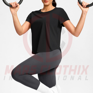 Camiseta Deportiva de Manga Corta para Mujer, Nueva Moda 2026, Proveedor Directo de Fábrica, Camisetas Deportivas de Compresión para Mujer - Product Image 6