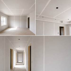 Panel de Yeso OSIS de 8 pies x 4 pies, 12.5 mm, Superficie Lisa y Resistente, Ignífugo, Insonorizante, para Sala de Estar y Dormitorio Modernos - Product Image 6