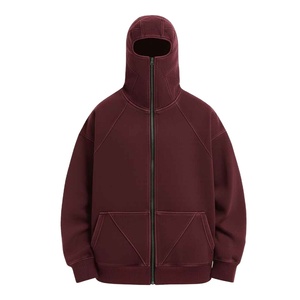 Sweat à capuche avec masque intégré offrant une chaleur confortable, un confort, une protection et un style streetwear moderne pour les vêtements d'hiver - Product Image 1