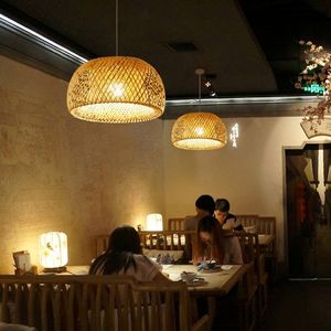 <b>Decorative</b> Bamboo Pendant Light Eco Friendly Natural Material Hanging <b>Lighting</b> for Home and Commercial Spaces - Product Image 3