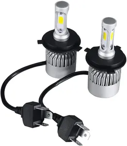 High quality S2 H1 H3 H7 H11 9005 9006 led headlight 36W 4000LM COB led chip s2 led headlight kit