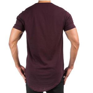 Camiseta Deportiva Personalizada para Hombre, Talla Grande, Hombros Caídos, Tejido Grueso, Secado Rápido, Elástica, Transpirable, para Correr - Product Image 4