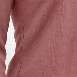 T-shirt à manches longues pour femme, col rond, 100% coton biologique de luxe, pré-rétréci, coupe classique, doux et de qualité supérieure, couleur personnalisée - Product Image 5