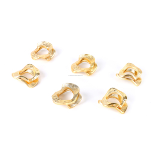 Vente chaude Moderne En Forme De Métal Doré Ronds De Serviette Cercle Serviette Boucle pour La Décoration De Table pour Les Fêtes En Gros En Vrac - Product Image 5