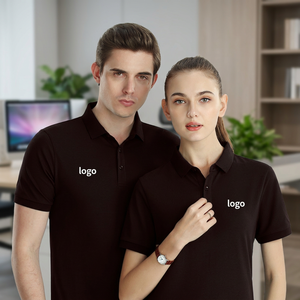 เสื้อโปโลผู้ชายคุณภาพสูง แบรนด์ OEM ผลิตจากโรงงานจีน แขนสั้น ผ้าโพลีเอสเตอร์คอตตอนปิเก้ ออกแบบเองได้ตามต้องการ - Product Image 3