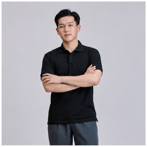 เสื้อโปโลชาย FMF พรีเมียม |   ปกเสื้อสีดำตัดกัน |   ผ้าถักผสมคอตตอน 60% โพลีเอสเตอร์ 40% |   ผลิตในเวียดนาม - Product Image 2